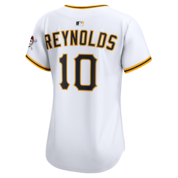 Bryan Reynolds Pittsburgh Pirates Nike Women's Home Limited Player Jersey - White - Image 3