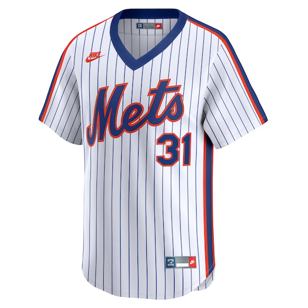 Mike Piazza New York Mets Nike Throwback Cooperstown Limited Jersey - White - Image 2