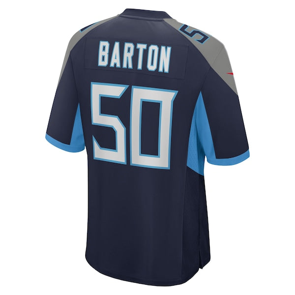 Cody Barton Tennessee Titans Nike Team Game Jersey - Navy - Image 3
