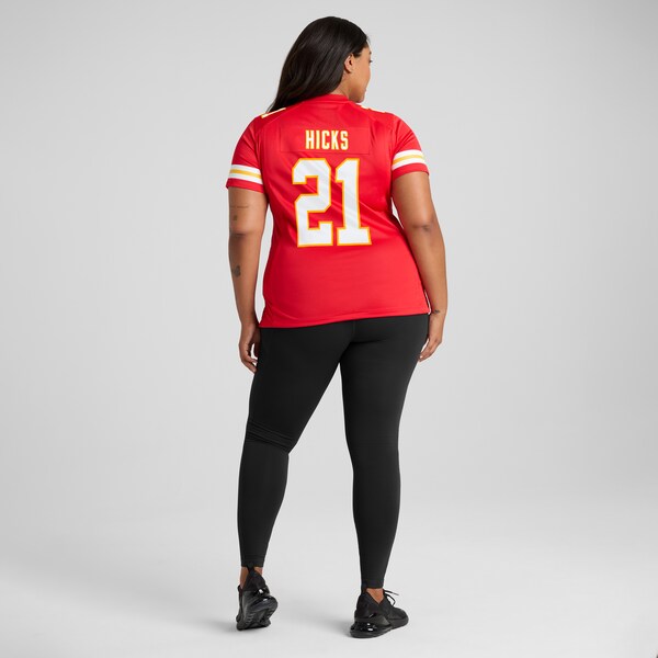 Jaden Hicks Kansas City Chiefs Nike Women's Game Jersey - Red - Image 8