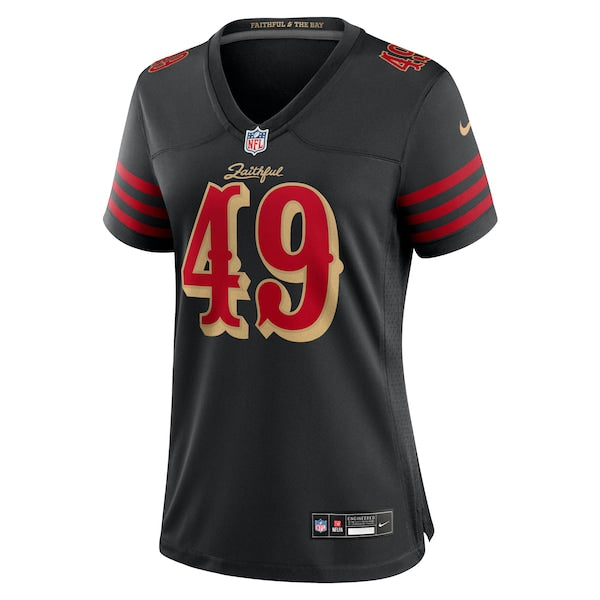 The Faithful San Francisco 49ers Nike Women's 2025 Rivalries Collection Game Jersey - Black - Image 2