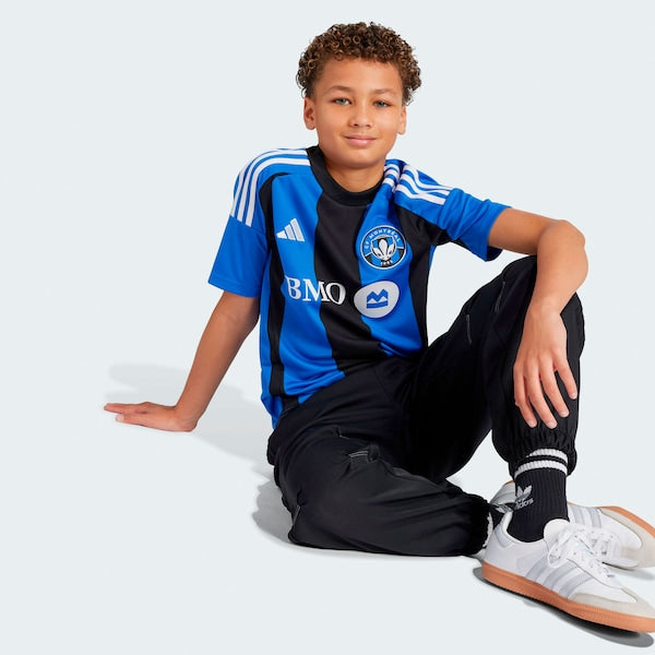 CF Montreal adidas Youth 2025 Montr¨¦al Original Replica Jersey - Blue - Image 7
