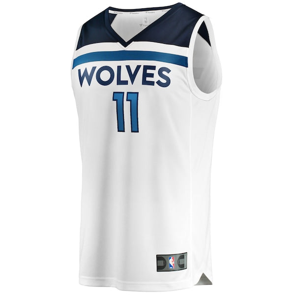 Naz Reid Minnesota Timberwolves Youth Fast Break Replica Player Jersey - Association Edition - White - Image 2