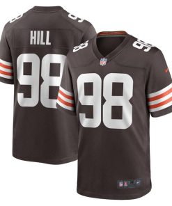 Trysten Hill Cleveland Browns Nike Game Jersey - Brown