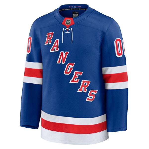 New York Rangers Home Premium Custom Jersey - Royal/Navy/White - Image 5