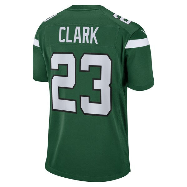 Chuck Clark New York Jets Nike Team Game Jersey - Gotham Green - Image 3