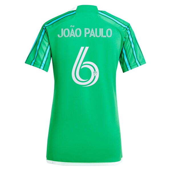 Joao Paulo Seattle Sounders FC adidas Women's 2024 The Anniversary Kit Replica Player Jersey?ยจC Green - Image 3