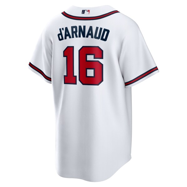 Travis d'Arnaud Atlanta Braves Nike Home Official Replica Player Jersey - White - Image 3