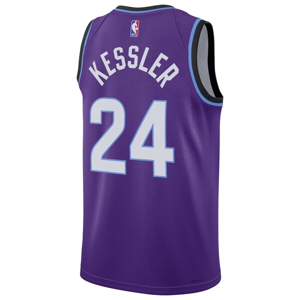 Walker Kessler Utah Jazz Nike Unisex Swingman Jersey - Icon Edition - Purple - Image 3