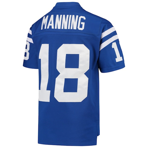 Peyton Manning Indianapolis Colts Youth 1998 Legacy Retired Player Jersey - Royal/White - Image 4