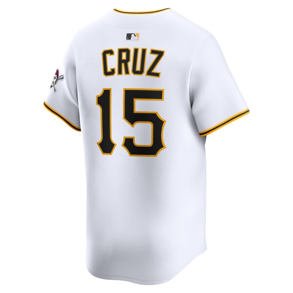 Oneil Cruz Pittsburgh Pirates Nike Alternate Limited Player Jersey - White - Image 3