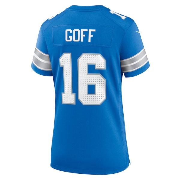 Jared Goff Detroit Lions Nike Women's Game Jersey - Blue - Image 3