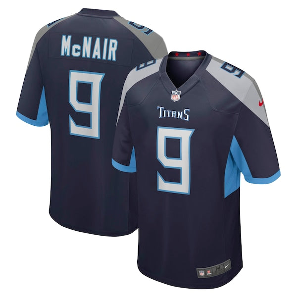 Steve McNair Tennessee Titans Nike Game Retired Player Jersey - Navy/Light Blue - Image 4