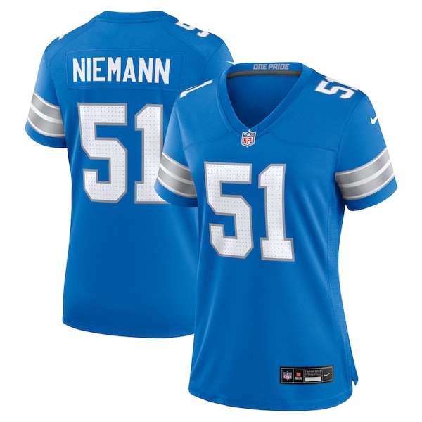 Ben Niemann Detroit Lions Nike Women's Team Game Jersey - Blue