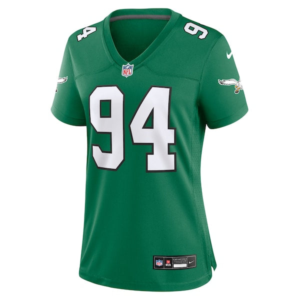 Josh Sweat Philadelphia Eagles Nike Women's Alternate Game Jersey - Kelly Green - Image 2