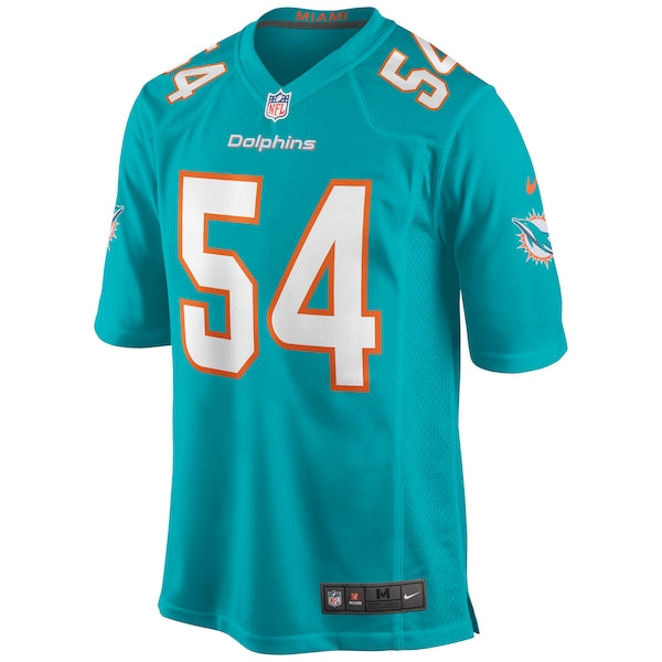 Zach Thomas Miami Dolphins Nike Game Retired Player Jersey - Aqua - Image 2