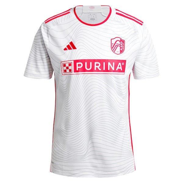 Eduard L?wen St. Louis City SC adidas 2024 The Confluence Kit Replica Player Jersey - White - Image 2