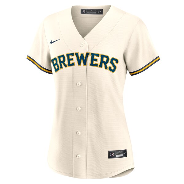 Rhys Hoskins Milwaukee Brewers Nike Women's Home Replica Jersey - White - Image 2