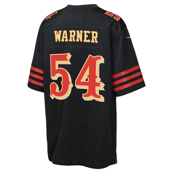 Fred Warner San Francisco 49ers Nike Youth 2025 Rivalries Collection Game Jersey - Black - Image 3