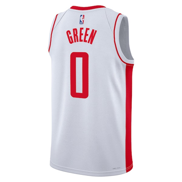 Jalen Green Houston Rockets Nike Swingman Jersey - Association Edition - White - Image 3