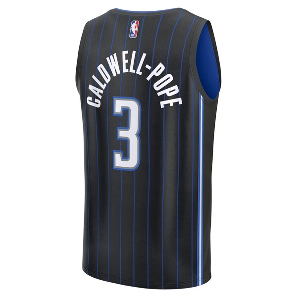 Kentavious Caldwell-Pope Orlando Magic Fast Break Replica Player Jersey - Icon Edition - Black - Image 3