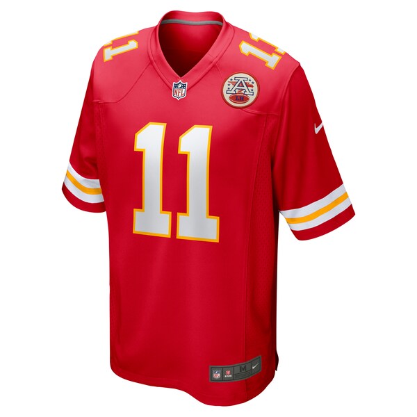 Carson Wentz Kansas City Chiefs Nike Game Jersey - Red - Image 2