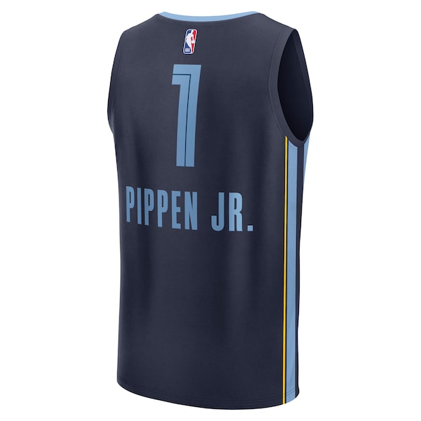 Scotty Pippen Jr. Memphis Grizzlies Fast Break Replica Player Jersey - Icon Edition - Navy - Image 3
