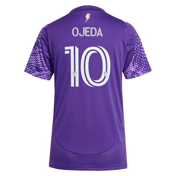 Mart¨ªn Ojeda Orlando City SC adidas Women's 2025 Perfect Storm Replica Player Jersey - Purple - Image 3