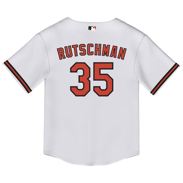 Adley Rutschman Baltimore Orioles Nike Toddler Replica 2.0 Player Jersey - White - Image 3
