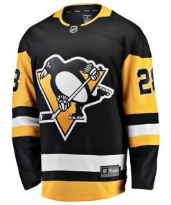 Alternative view of Parker Wotherspoon Pittsburgh Penguins  Home Breakaway Jersey - Black