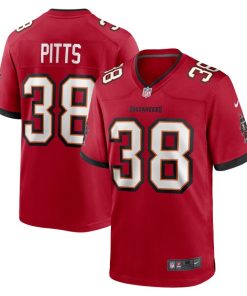 Derrek Pitts Tampa Bay Buccaneers Nike  Game Jersey -  Red