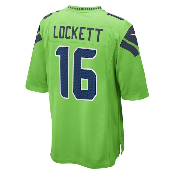 Tyler Lockett Seattle Seahawks Nike Game Jersey - Neon Green - Image 3