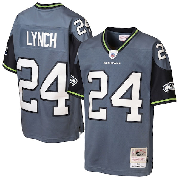 Marshawn Lynch Seattle Seahawks Youth Legacy Jersey - Blue