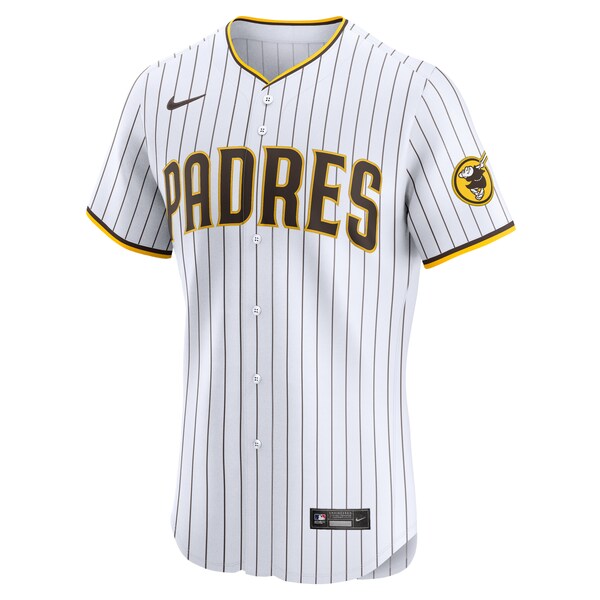 Manny Machado San Diego Padres Nike Home Elite Jersey - White - Image 2