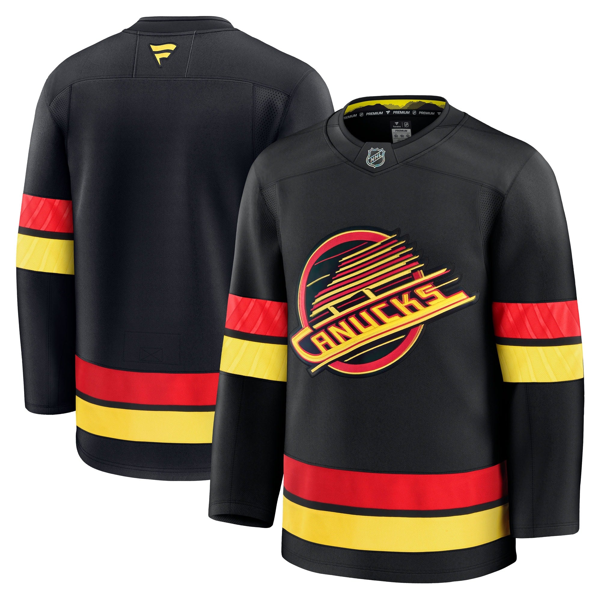 Vancouver Canucks Away Premium Jersey - White/Blue/Black - Image 9