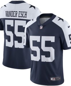 Leighton Vander Esch Dallas Cowboys Nike Alternate Vapor Limited Jersey - Navy/White