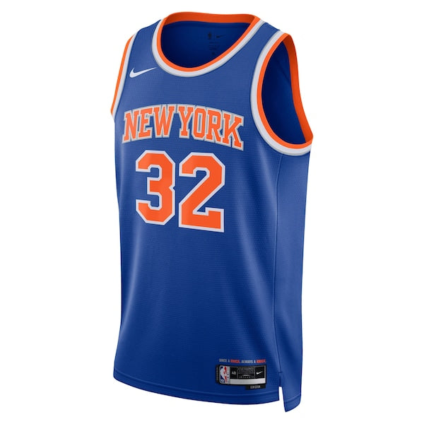Karl-Anthony Towns New York Knicks Nike Unisex Swingman Jersey - Blue - Icon Edition - Image 2