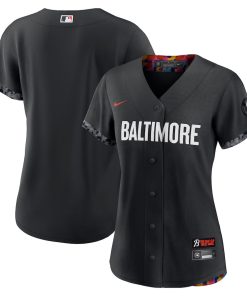 Baltimore Orioles Nike Women's 2023 City Connect Replica Jersey - Black