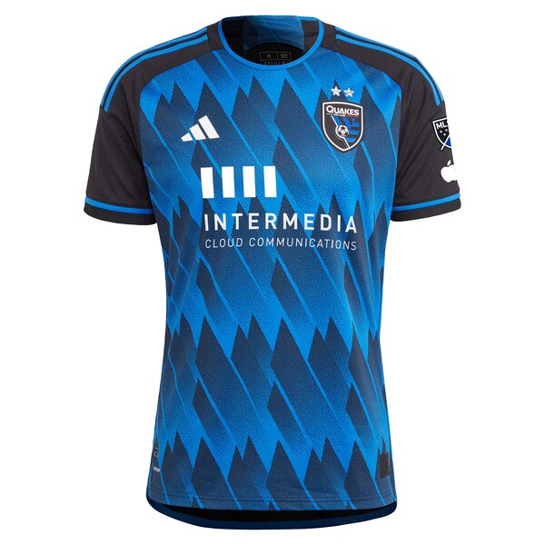 San Jose Earthquakes adidas 2024 Active Fault Jersey Authentic Custom Jersey - Blue - Image 2