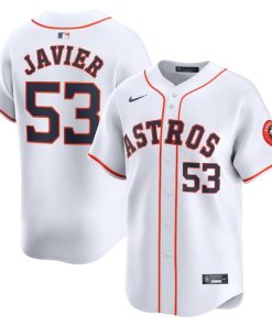 Cristian Javier Houston Astros Nike Home Limited Player Jersey - White