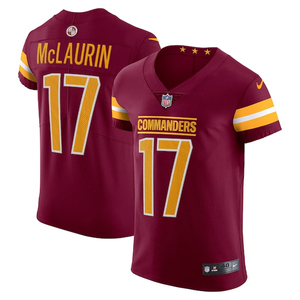 Terry McLaurin Washington Commanders Nike Vapor Elite Jersey - Burgundy/Black/White - Image 2