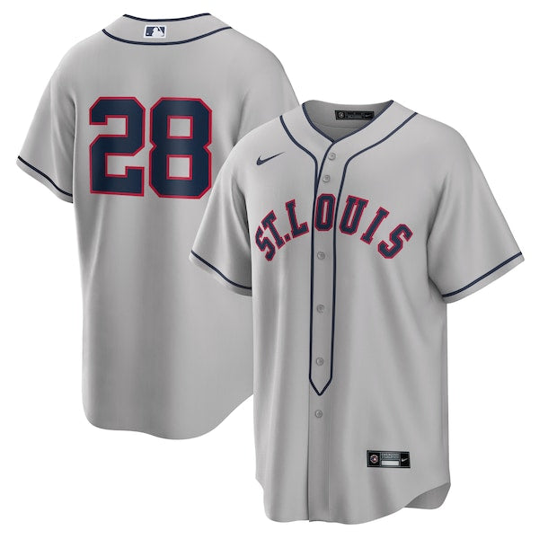 Nolan Arenado St. Louis Cardinals Nike 2024 Rickwood Classic Replica Player Jersey - Gray