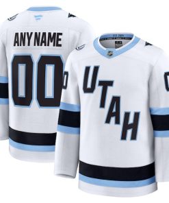 Alternative view of Utah Mammoth  Away Premium Custom Jersey - White/Black