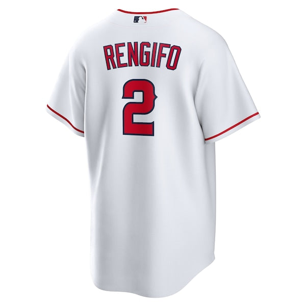 Luis Rengifo Los Angeles Angels Nike Home Replica Jersey - White - Image 4
