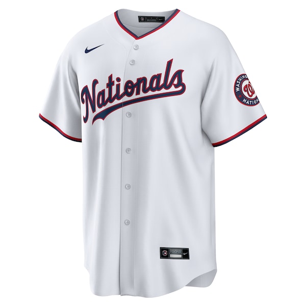 Washington Nationals Nike Alternate Replica Team Jersey - White - Image 2