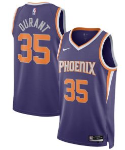 Kevin Durant Phoenix Suns Nike Unisex Swingman Jersey - Icon Edition - Purple/White