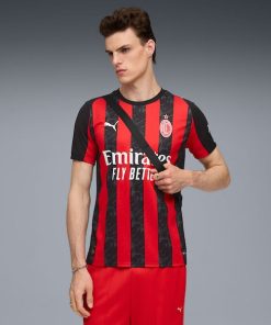 Alternative view of AC Milan Puma 2025/26 Home Replica Jersey - Red/White
