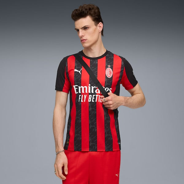 AC Milan Puma 2025/26 Home Replica Jersey - Red/White - Image 2