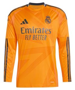 Alternative view of Los Merengues adidas 2024/25 Away Replica Long Sleeve Jersey - Orange