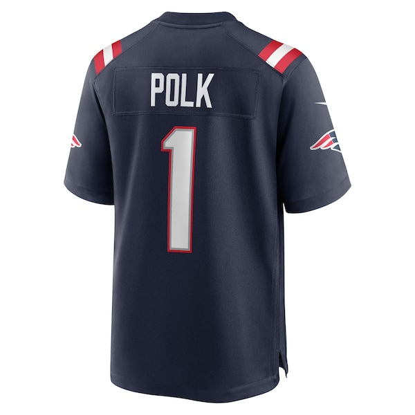 Ja'Lynn Polk New England Patriots Nike Team Game Jersey - Navy - Image 3